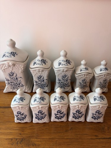 Rare lot pots a epices - de, 10