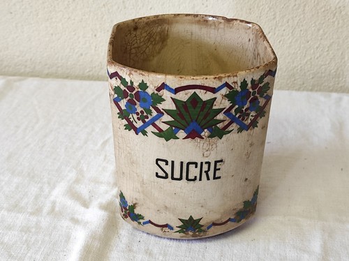 Ancien pot épices en - à,