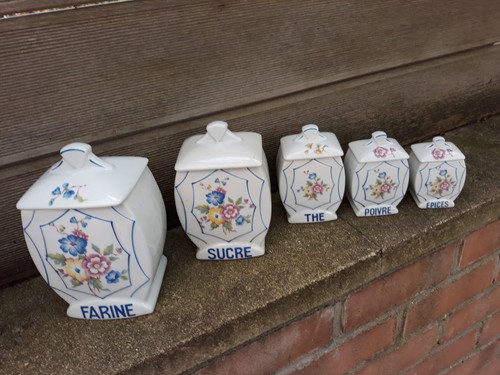 Série pots porcelaine - pots, à